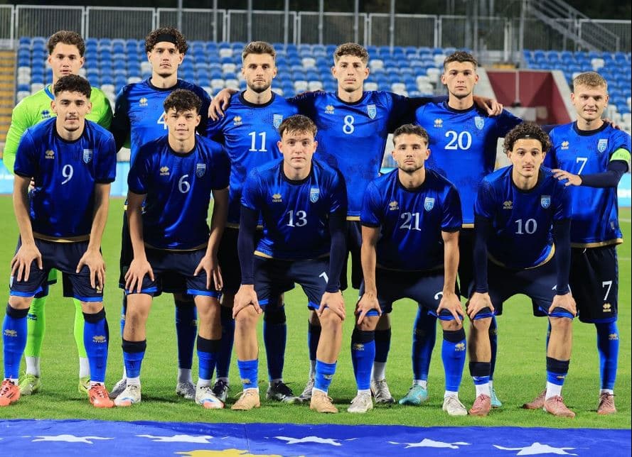 Featured image for Kosova U21 synon të mbyllë kualifikueset me fitore, publikon formacionin ndaj Finlandës