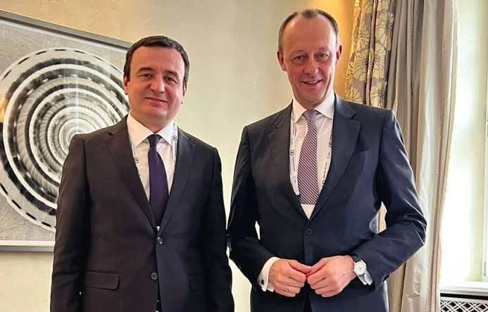Featured image for Kurti pranoi letër urimi nga Kancelari Merz