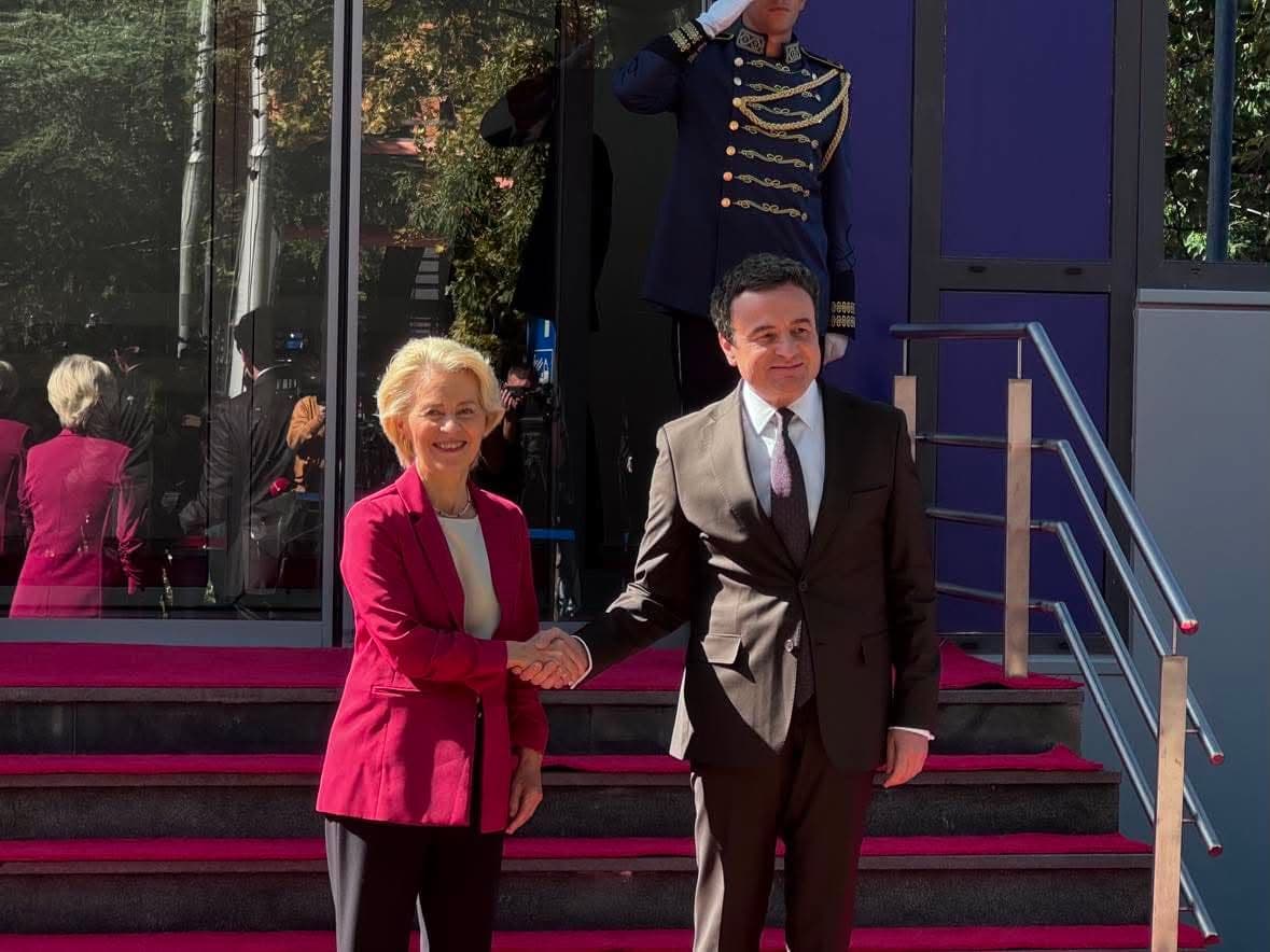 Featured image for Kurti pret në takim Ursula von der Leyen