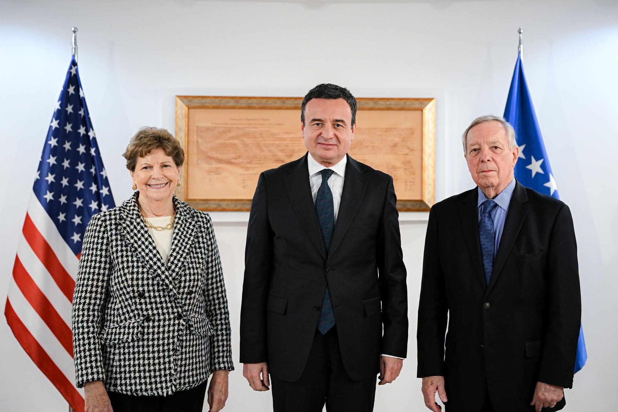 Kurti takon senatorët amerikanë, kërkon mbështetje për anëtarësimin e Kosovës në NATO