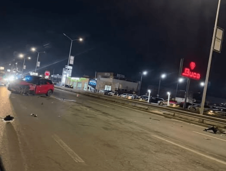Pamje nga aksidenti i rëndë ku humbi jetën një motoçiklist