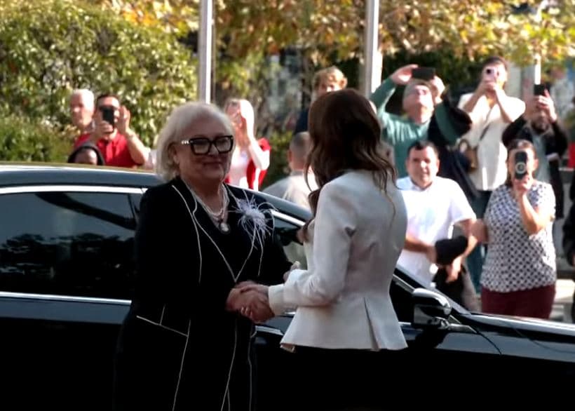 Presidentja Justina Shiroka-Pula arrin në ceremoninë e inaugurimit
