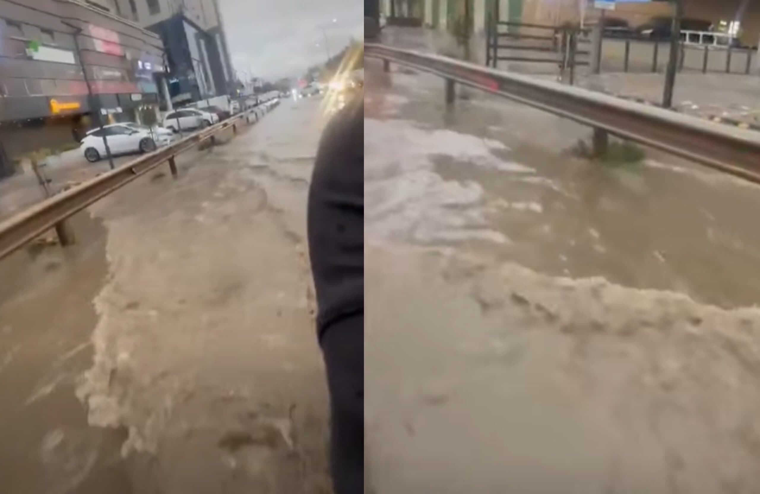 Shiu bllokon rrugën nga Veterniku drejt Rrethit me Flamur, mbulohet nga uji