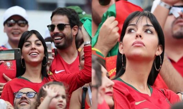 Georgina mbështet Ronaldon në lojën ku Portugalia shkatërron Serbinë