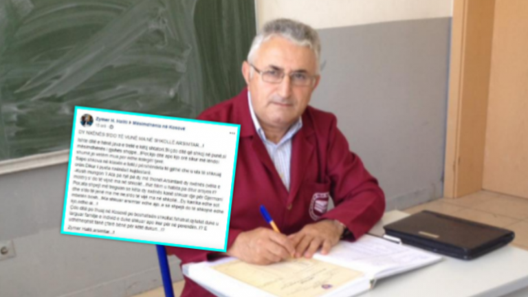 Dy nxënës nuk do të vijnë më në shkollë: Shkrimi prekës i mësuesit nga Ferizaj