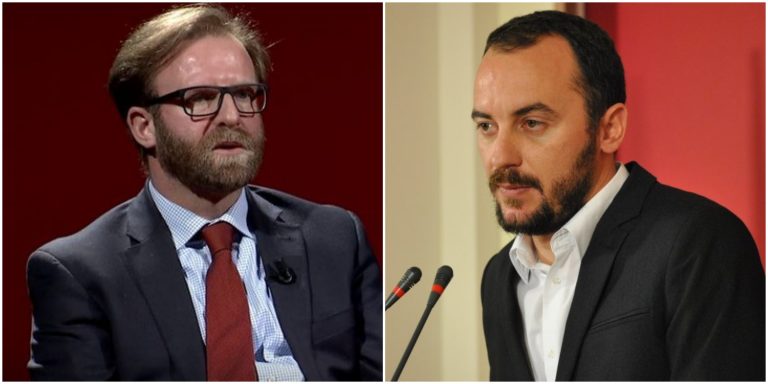 Haki Abazi dhe Dardan Molliqaj rrihen pas debatit në Pressing